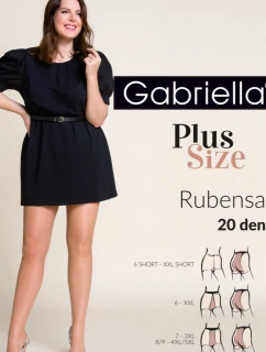 RUBENSA 6-SHORT pančuchy XXL