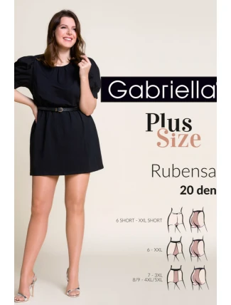 RUBENSA 6-SHORT pančuchy XXL