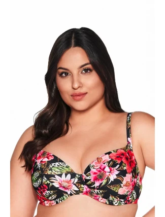 Plavková podprsenka SK-219 kvetinová - Ava