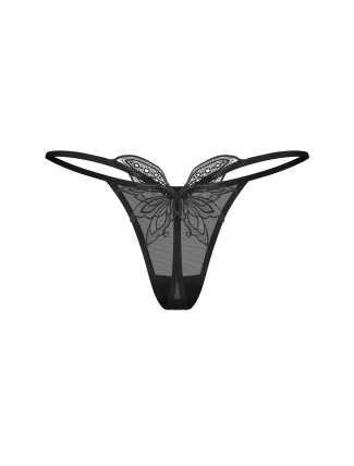 Dámske tangá Veyane Thong Black - Obsessive Dámske tangá Veyane Thong Black - Obsessive