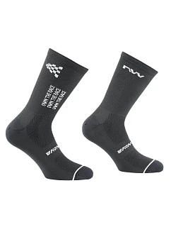 Cyklistické ponožky NORTHWAVE Own The Race Sock, čierne