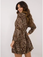 Šaty DHJ SK 19861 2.02 čierno-béžové Šaty DHJ SK 19861 2.02 čierno-béžové