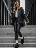Dámska prešívaná bunda HIMES čierna FashionStreet TY4245