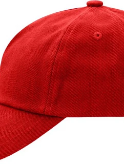 Daiber MB 7010 Detská 5-panelová čiapka s kšiltom 03.7010 signal red