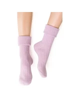 Dámske ponožky na spanie 067 svetlo fialové - Steven Dámske ponožky na spanie 067 svetlo fialové - Steven