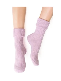 Dámske ponožky na spanie 067 svetlo fialové - Steven
