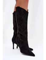 Topánky na podpätku model 221906 Krok vo veľkom štýle