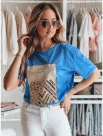 Dámske tričko CENTIA modré FashionStreet RY2613