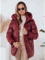 Dámska zimná bunda SALVONA červená prešívaná FashionStreet TY5005