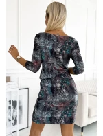 13-159 Športové šaty s vreckami - tmavosivý model 13-159 Športové šaty s vreckami - tmavosivý model