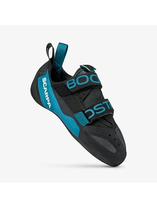 Lezecké topánky Scarpa Boostic – čierna/azúrová Lezecké topánky Scarpa Boostic – čierna/azúrová