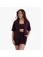 Nohavičky Style Nevis 8657 burgundy - RosaFaia