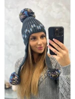 Dámske ušianky Nadia K321 graphite