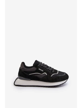 Sneakersy Męskie Big Star NN174321 Memory Foam System Czarne