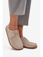 Dámske prírodné semišové barefoot topánky Zazoo 327 light beige Dámske prírodné semišové barefoot topánky Zazoo 327 light beige
