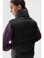 Kamizelka Bezrękawnik Puchowy Z Wypełnieniem Syntetycznym 4F 4FWAW24TVJAF140-20S Czarna