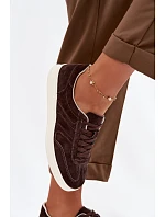 Velúrové tenisky Vinceza 95400 Chocolate Velúrové tenisky Vinceza 95400 Chocolate