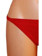 Dámske plavky dvojdielne bikiny 2COLOR dvojfarebné červené - Červená - OEM
