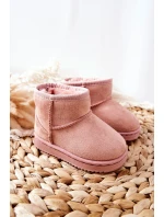 Detské teplé snežnice Suede Pink Gooby Detské teplé snežnice Suede Pink Gooby