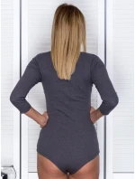 Dámske body EN BO 4296.03 tmavo šedé