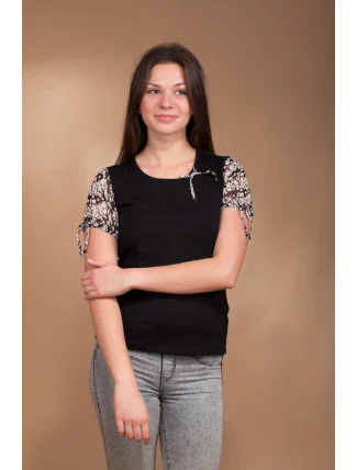 Blúzka Flora 2840 čierna - Lookat Blúzka Flora 2840 čierna - Lookat
