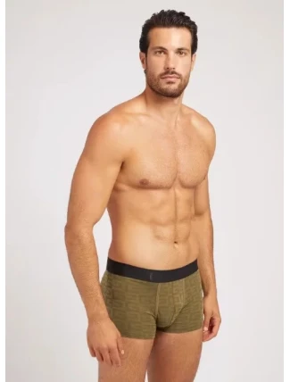 Pánske boxerky 3 pack U2BG01K6YW0 P84S čierna/khaki - Guess Pánske boxerky 3 pack U2BG01K6YW0 P84S čierna/khaki - Guess