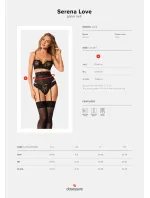 Kúzelný podväzkový pás Serena Love garter belt - Obsessive