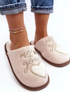 Dámske papuče MD8643 Svetke beige - JOMIX