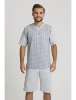 Pánske pyžamo Gucio 1850 v plnej dĺžke 4XL-5XL