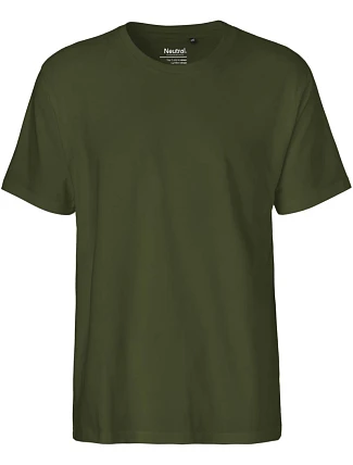 Neutral O 60001 Pánske tričko z hrubej biobavlny 77.6001 military Neutral O 60001 Pánske tričko z hrubej biobavlny 77.6001 military
