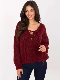 Sveter MI SW 0919.18 bordový