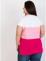Blúzka RV BZ 8778.48 biele a ružové