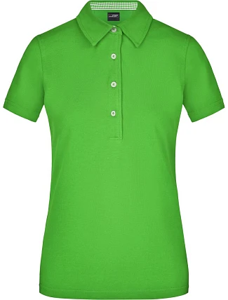 Daiber JN 969 Dámske piqué polo „Plain“ 02.0969 limetkovozelená/limetkovozelená/biela Daiber JN 969 Dámske piqué polo „Plain“ 02.0969 limetkovozelená/limetkovozelená/biela