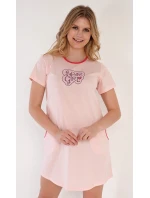 Dámske domáce šaty s krátkym rukávom Super girl