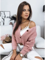 Dámsky sveter MINSTRAL pink FashionStreet MY1617 Dámsky sveter MINSTRAL pink FashionStreet MY1617