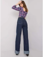 Džínsové nohavice MR SP 1325.46P tmavo modrá