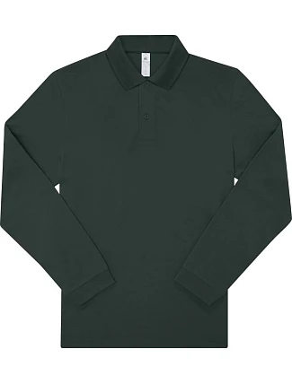 B&C My Polo 180 LSL Piqué – polokošeľa s dlhým rukávom 01.U425 tmavý les B&C My Polo 180 LSL Piqué – polokošeľa s dlhým rukávom 01.U425 tmavý les