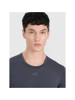 Pánske rýchloschnúce tréningové tričko s dlhým rukávom 4F 4FWMM00TFLOM507-22M pánske