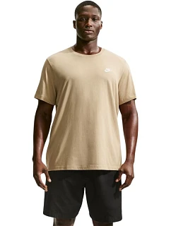 Pánske tričko Nike Club Tee, béžové, AR4997 297