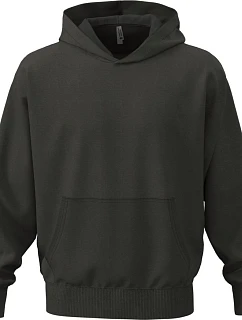 Next Level Apparel N 9307 Ťažká unisex mikina s kapucňou v oversize štýle 08.9307 grafitovo čierna