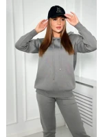 Sveter set Mikina + Nohavice tmavo šedá Sveter set Mikina + Nohavice tmavo šedá