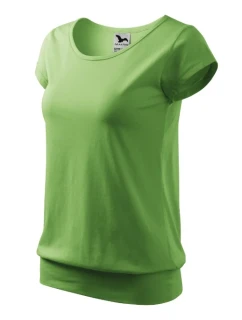 Mestské tričko dámske trávovo zelené