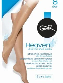HEAVEN - DÁMSKE HLADKÉ PONOŽKY 8 DAY