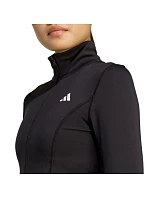 Dámska mikina adidas Optime Essentials Full-Zip, čierna, JM9185 Dámska mikina adidas Optime Essentials Full-Zip, čierna, JM9185