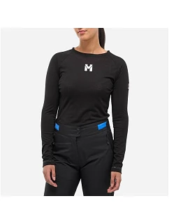 Dámske tričko MILLET Trilogy Wool Ts Ls W, čierne