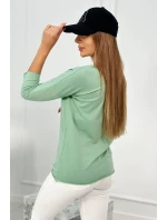 Blúzka Casual dark mint