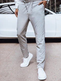 FashionStreet pánske svetlosivé chino nohavice UX4415