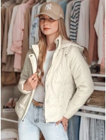 Dámska prechodná prešívaná bunda MARISSIA white FashionStreet TY4850 Dámska prechodná prešívaná bunda MARISSIA white FashionStreet TY4850