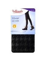 Dámske zimné pančuchy, extra teplé WINTER 100 DEN - BELLINDA - zvieracia potlač