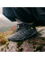 Vivobarefoot MAGNA FOREST ESC Dámske minimalistické turistické topánky OBSIDIAN/LIME (209082-02)